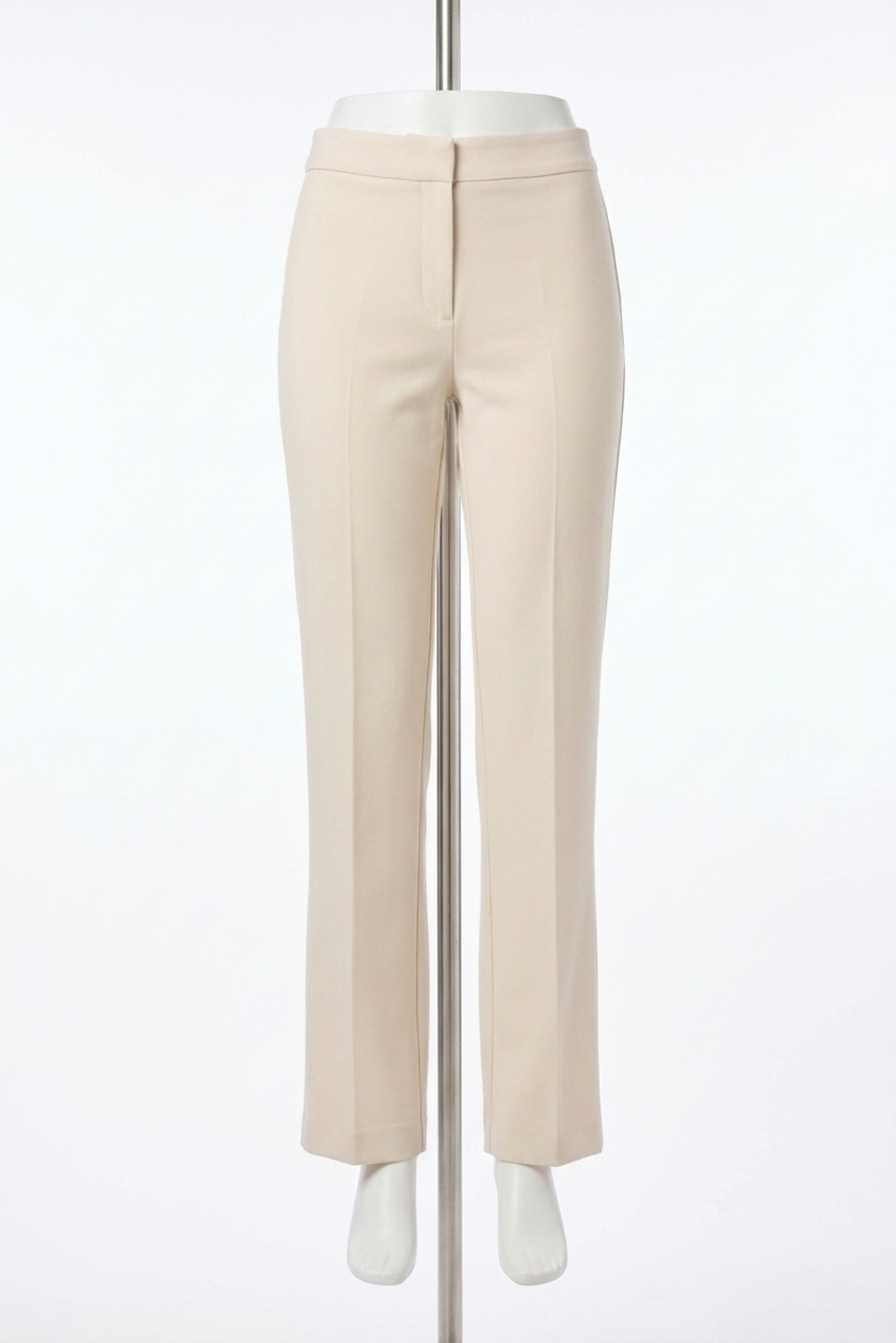 NEW JOSEPH RIBKOFF calliope classic wide-leg pants in moonstone